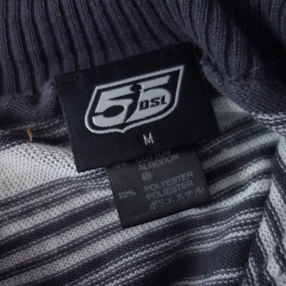 Diesel 55 DSL Optiisziyca Teknologie Light Material Zip Up Sweater Size M - Picture 14 of 15